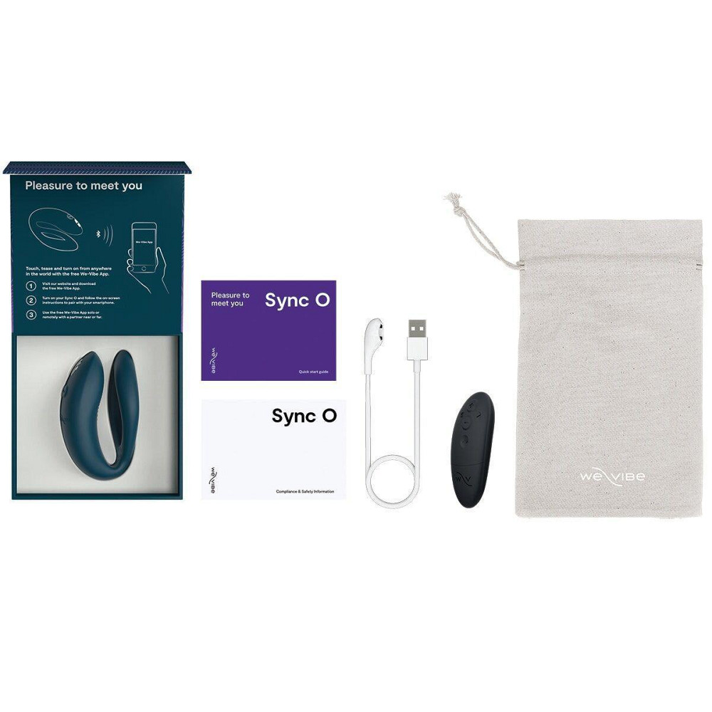 Смарт-вібратор для пар We-Vibe Sync O Velvet Green, пульт ДК Sex Aura Київ - фото 8