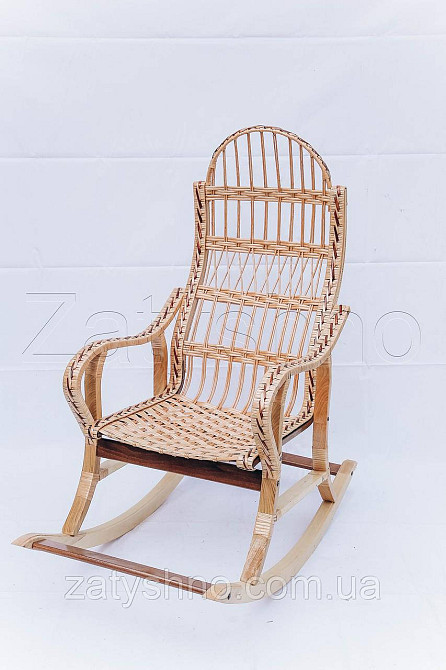 Крісло гойдалка з лози | Київ - фото 4
