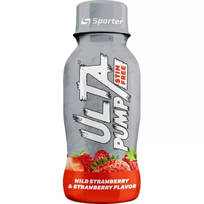 Предтренировочный комплекс Sporter Ulta Pump Stim Free 100 мл, Strawberry Луцк - изображение 1