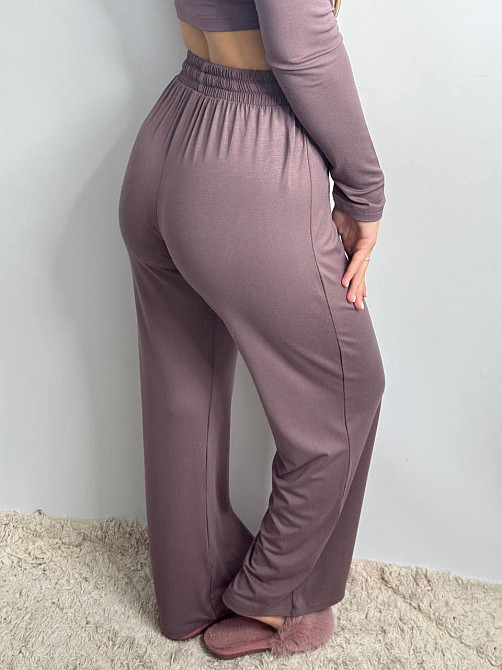 Стильний жіночий костюм з трикотажу віскоза Мокко XS-S Харків - фото 3