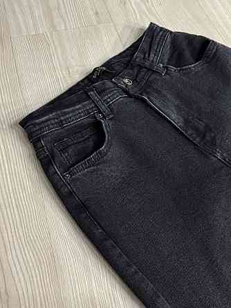 Джинсы женские Sherocco 7032 клеш от колена высокая посадка стрейчевые черные, черный, 31, 31, 79 см, 108 см Киев