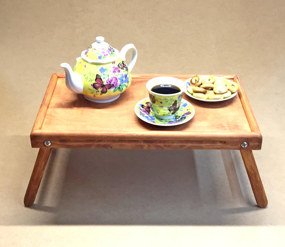 Столик-піднос для сніданку "Даллас" шафран Миколаїв - фото 3