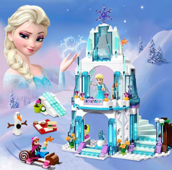 Дитячий конструктор замок Холодне Серце Принцеса Princess 3312 палац Ельза для дівчаток ( 21568 ) Харків