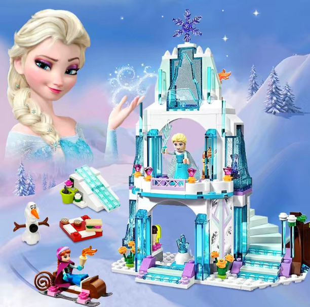 Дитячий конструктор замок Холодне Серце Принцеса Princess 3312 палац Ельза для дівчаток ( 21568 ) Харків - фото 1
