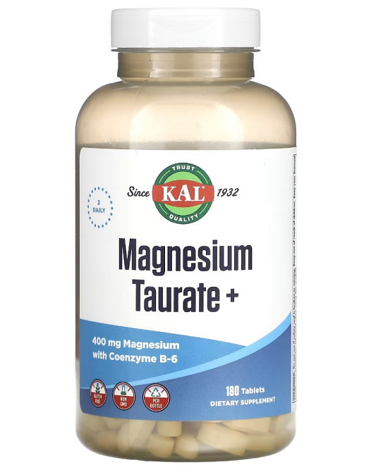 Таурат магния (Magnesium Taurate+) KAL, 400 мг 90 таблеток Київ - фото 2