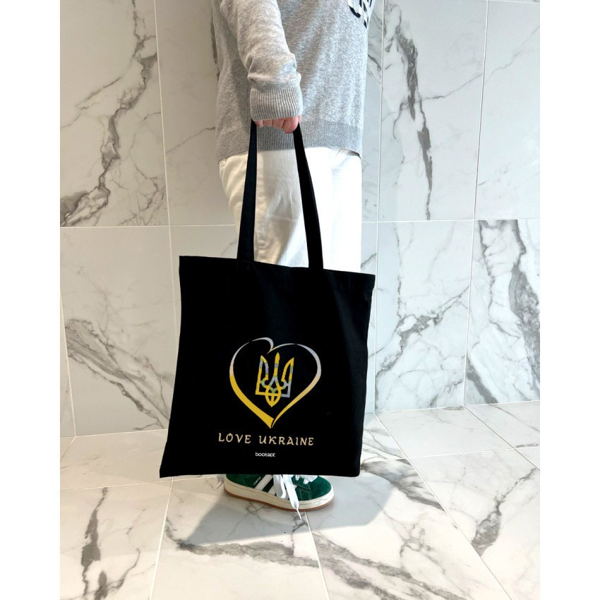 Екошопер BookOpt BK4036 Love Ukraine чорний Киев - изображение 10