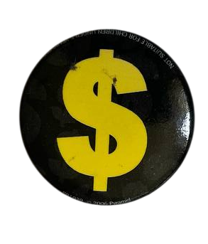 Значок "Dollar Sign" d 2,5 см Рівне