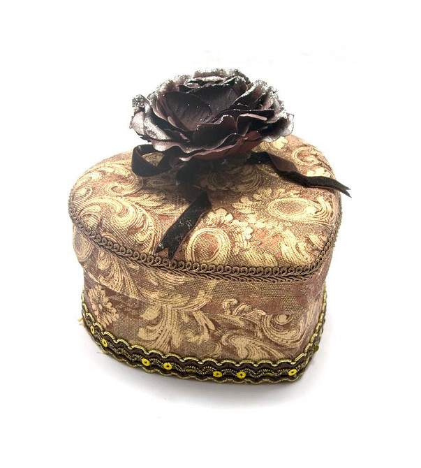 Найкраща скринька з тканини у формі серця Київ - фото 2