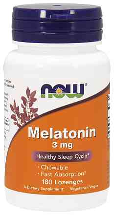 Мелатонин Now Melatonin 3mg 180 lozenges Луцк