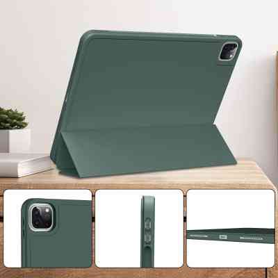 Чехол для планшета BeCover Tri Fold Hard TPU Apple iPad Pro 11 2020/2021/2022 Dark Green (711110) Винница