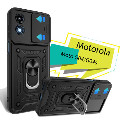 Чехол для мобильного телефона BeCover Military Motorola Moto G04/G04s Black (713062) Винница - изображение 1