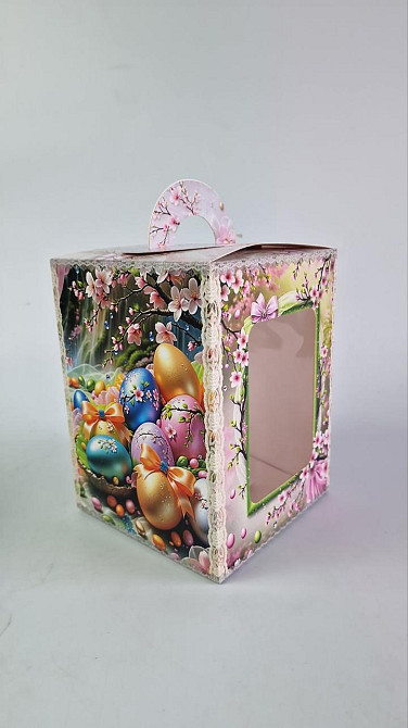 Коробка под пасхальный  Пасхи 14см *14см*18,7см  (400грм) №2 (1 шт) Харьков - изображение 2