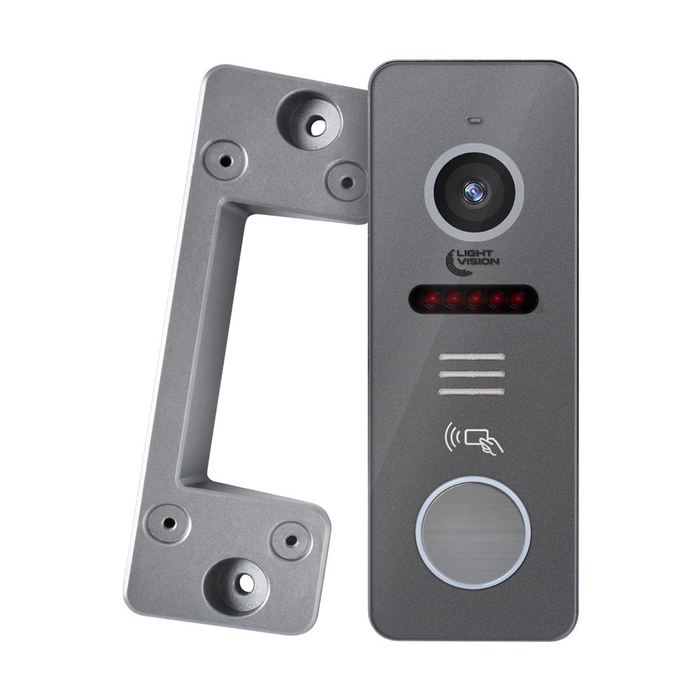 Відеопанель Light Vision RIO FHD(RF) Grey зі зчитувачем Mifare (82-00221) Киев - изображение 14