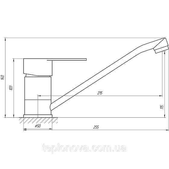 Смеситель для кухни Globus Lux MAIN SM-203 Черновцы