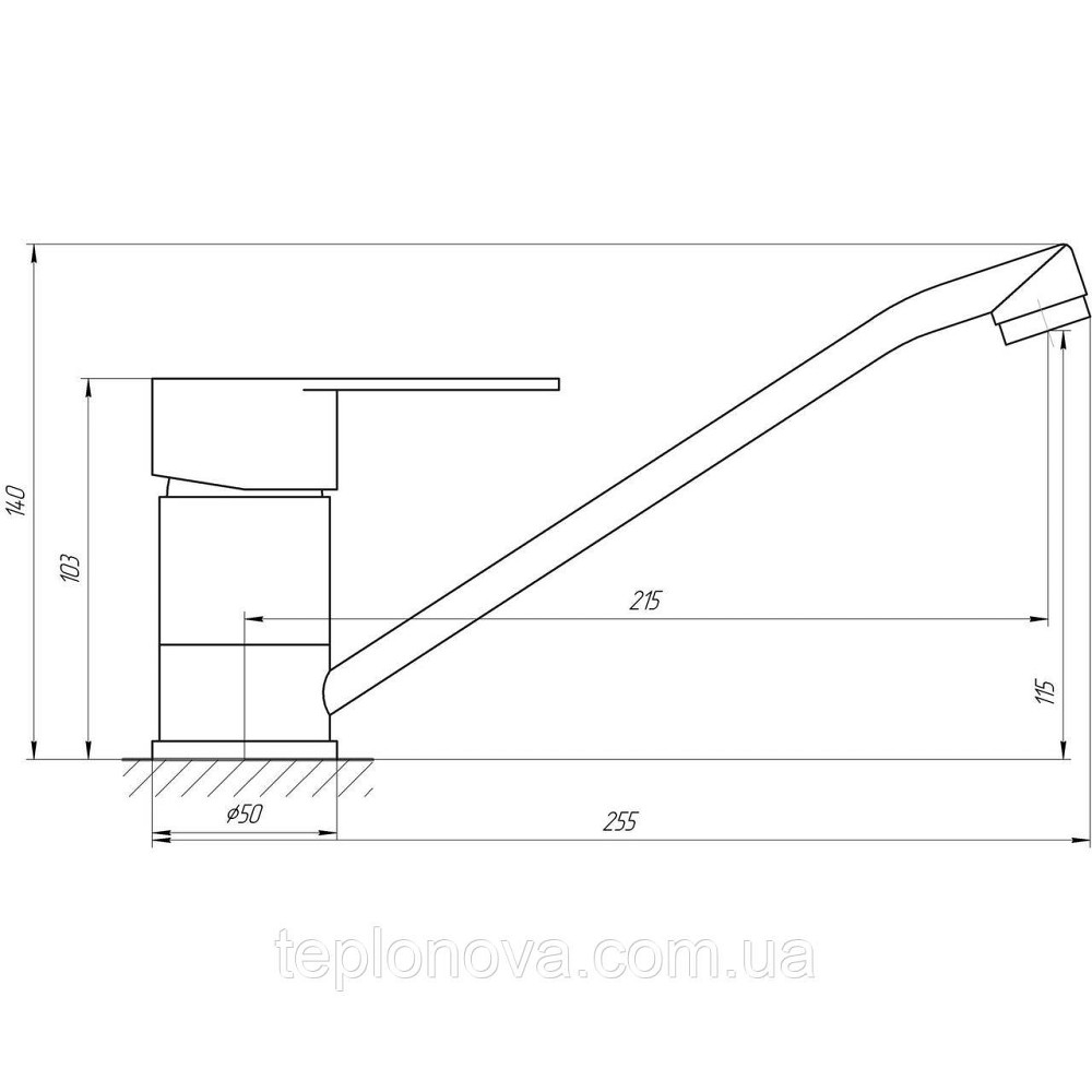 Смеситель для кухни Globus Lux MAIN SM-203 Черновцы - изображение 3