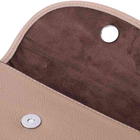 Кожаная женская сумка с полукруглым клапаном Vintage 22257 Бежевая Киев