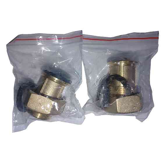 Комплект штуцеров 1″Вх3/4″Н латунный LR543L OPTIMUM (000023892) Киев