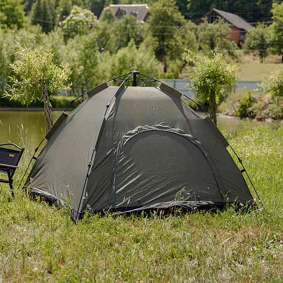 Автоматическая палатка для рыбалки и походов 2x2 м, зеленая Киев