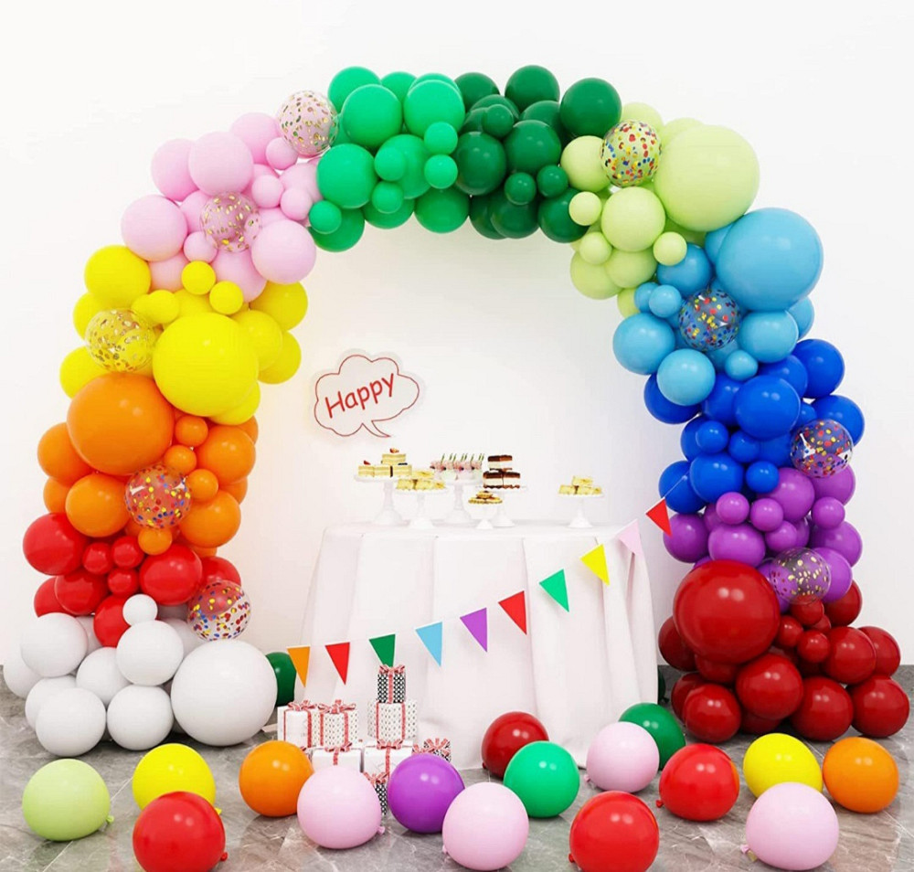 Фотозона яркая Rainbow Confetti 170шт Киев - изображение 3