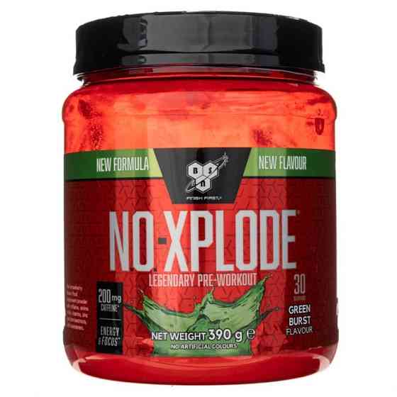 Передтренувальний комплекс BSN N.O. Xplode 390 g (Green apple) EU Луцьк