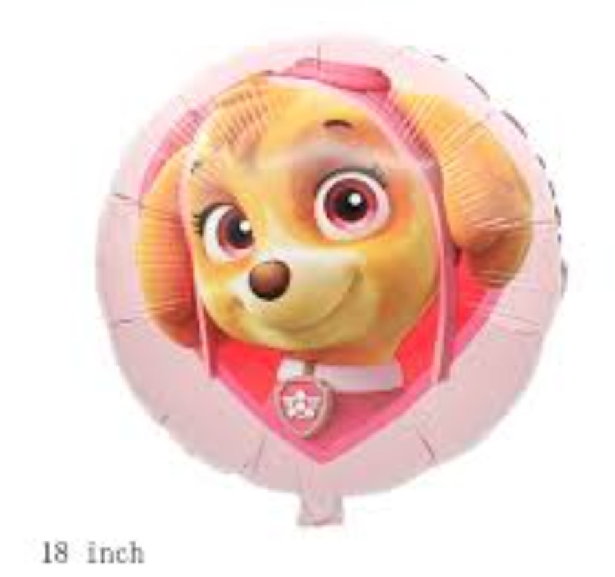 Фольгована куля скай щенячий патруль 18