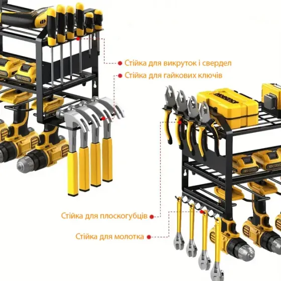 Полка органайзер для инструментов на 3 уровня MZY-859 Коломия
