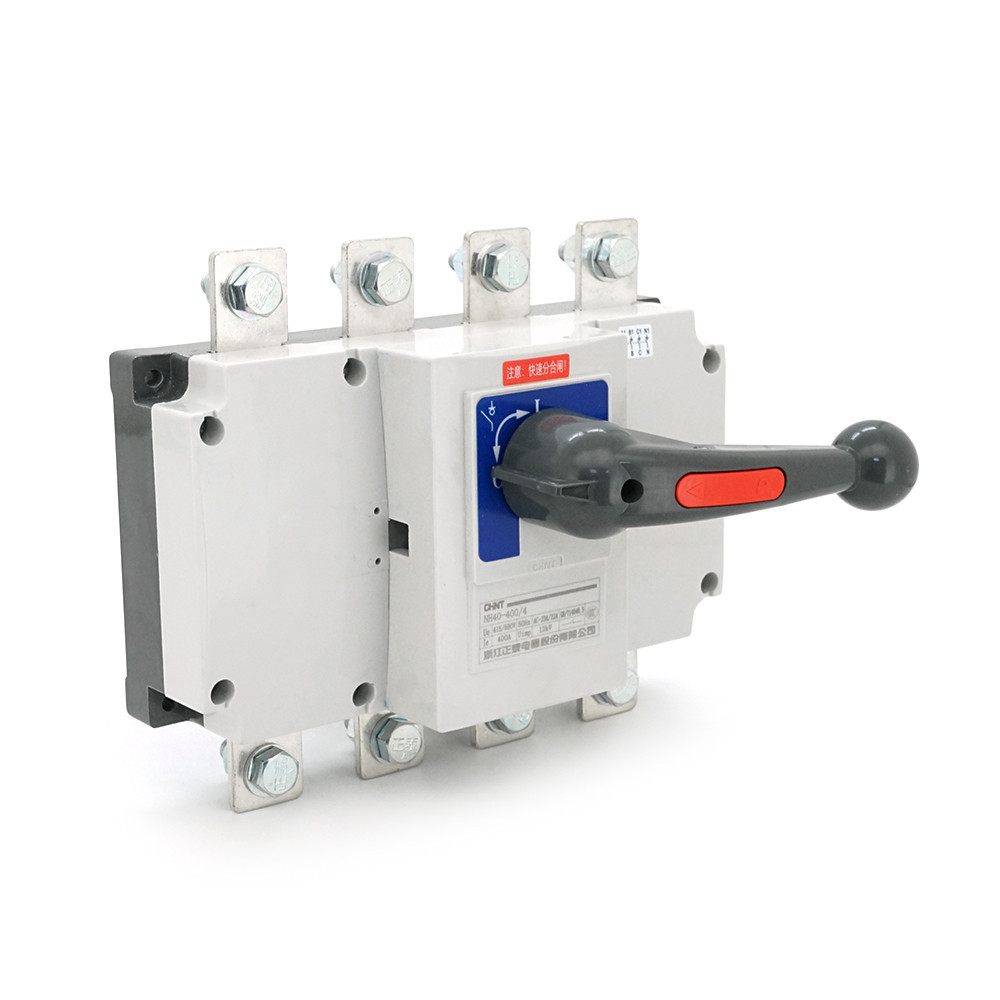 Ручний вимикач/роз'єднувач/рубильник CHINT NH40-400/4P, 380V, 400A, стандартна рукоятка Київ - фото 1