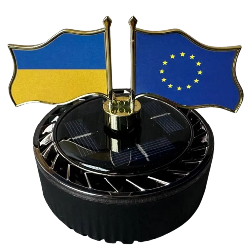 Ароматизатор автомобільний Прапори на сонячній батареї Київ