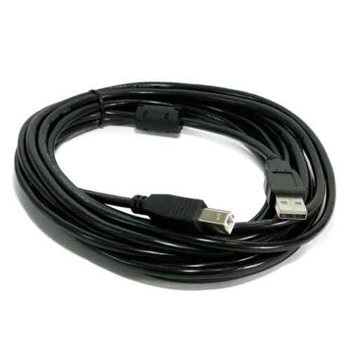 Кабель USB 2.0 AM - BM 10м для принтера, сканера та МФУ з феритовими кільцями та подовженою довжиною Київ