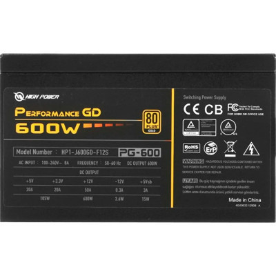 Блок питания HighPower 600W (HP1-J600GD-F12S) Винница - изображение 12