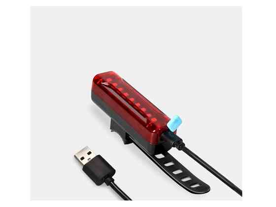 Вело габарит мигалка DEN-065 Feel Fit Черно-красный Бровары
