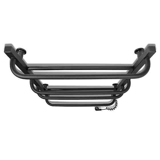 Електрична рушникосушка Laris Зебра Комфорт ЧФЧ6 500Х600 Е чорна Київ