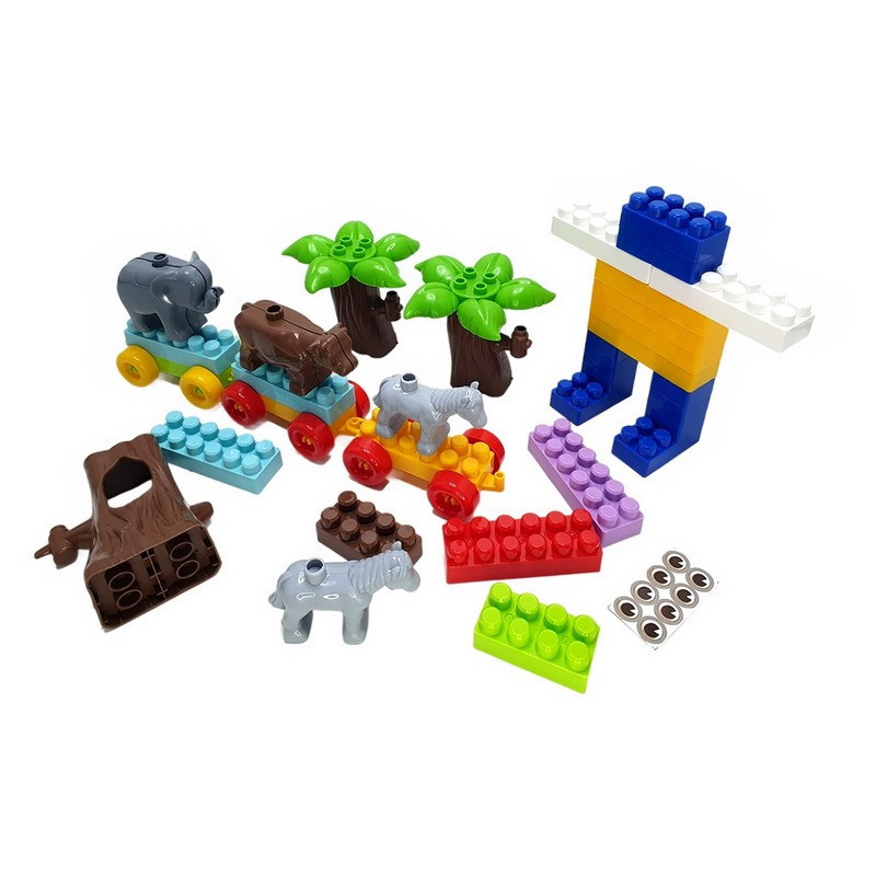 Дитячий блочний конструктор 013999/03 у пластиковому боксі, 252 деталі Вінниця - фото 3