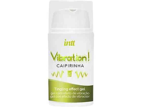 Рідкий вібратор Intt Vibration Caipirinha (15 мл), густий гель, дуже смачний, діє до 30 хвилин Sex Aura Київ