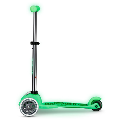 Самокат Micro Mini Deluxe Glow LED Крижаний лайм (MMD216) Винница - изображение 4