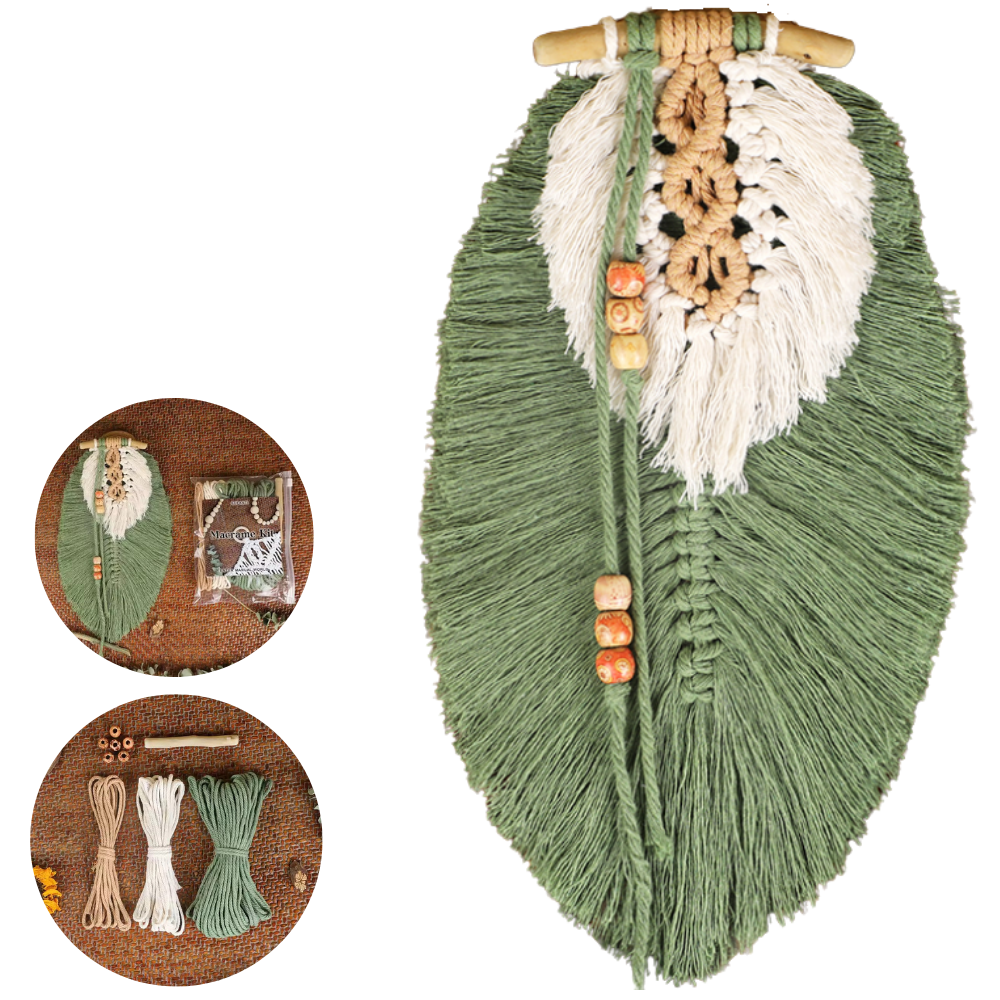 Набор макраме для ручного вязания настенного украшения для дома 