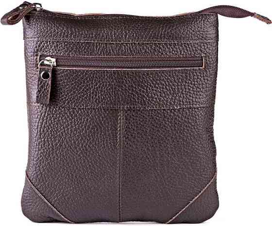 Сумка SHVIGEL 11014 з натуральної шкіри Коричнева Київ