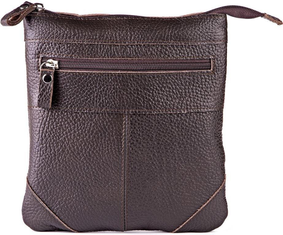 Сумка SHVIGEL 11014 з натуральної шкіри Коричнева Київ - фото 2