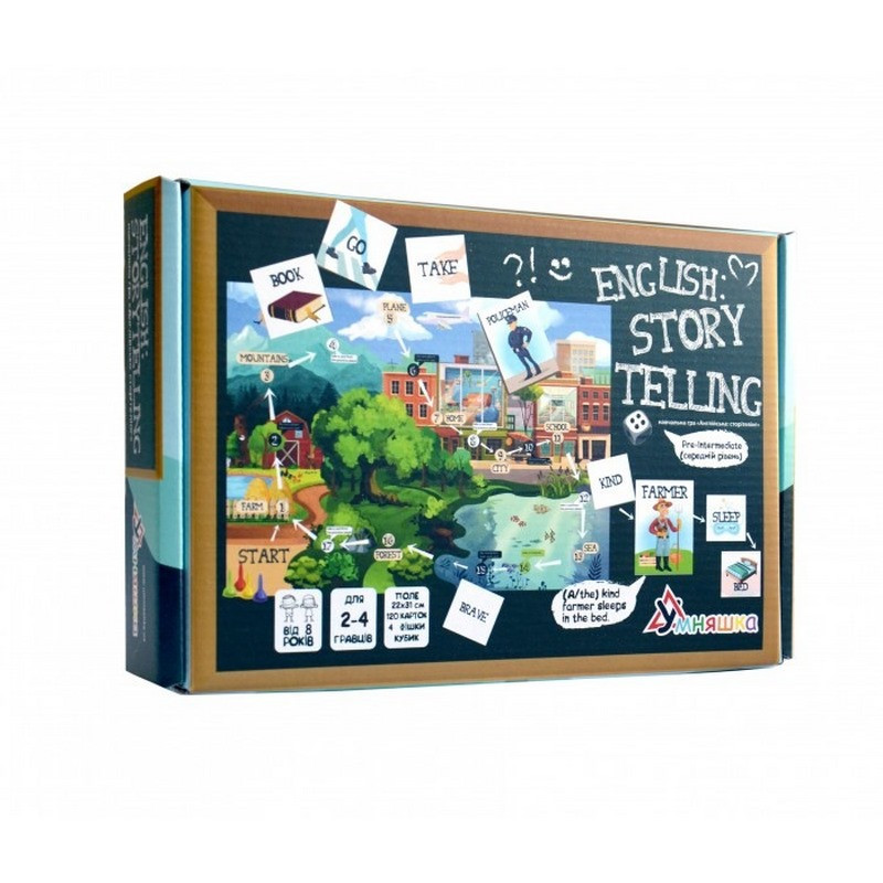 Гра навчальна настільна «English storytelling» 2101 Pre-Intermediate (A2) Вінниця - фото 1