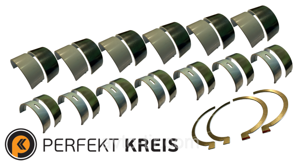 Вкладыши комплект DAF XF105, CF 1624847 1644154 1644155 1655712 1736755 1780809 1780810 1789559 Луцк - изображение 3