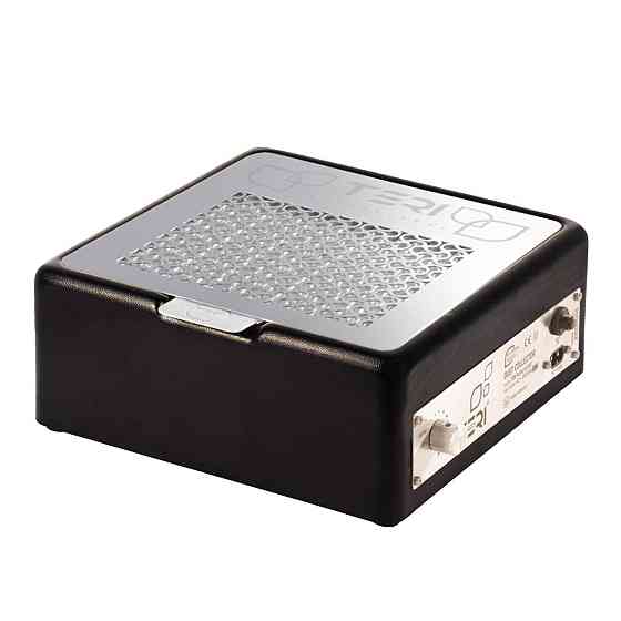 Настольная маникюрная вытяжка Teri Turbo M черная (решетка металлик) Киев