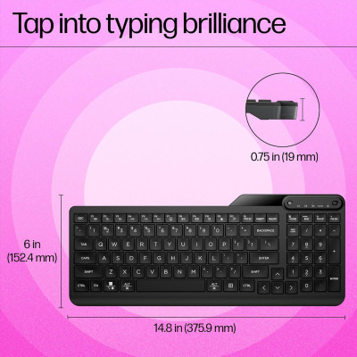 Клавиатура HP 460 Multi-Device Bluetooth UA Black (7N7B8AA) Винница - изображение 12