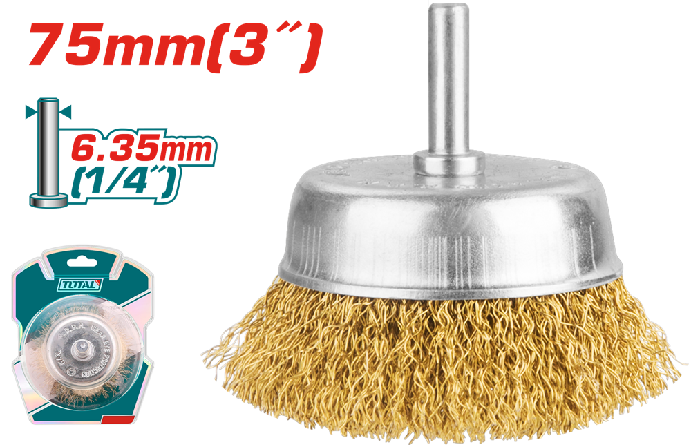 Щітка крацовка TOTAL TAC33031 (7090260) Київ - фото 1