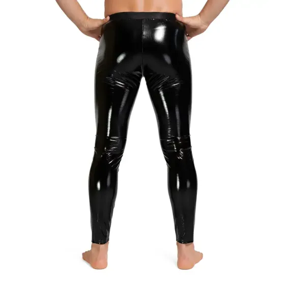 Лаковані чоловічі легінси Art of Sex - Matthias, колір чорний, розмір S Львов