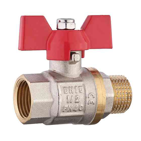 Кран шаровый прямой SOLOMON 1/2″ НВ КБ PN40 B1008 (000000539) Киев