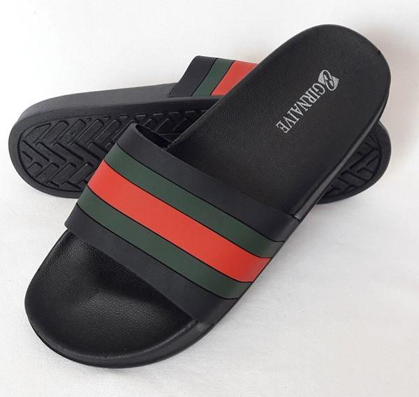 Шльопанці Тапочки Сланці Гуччі Чорні (розміри: 42,43) Дніпро - фото 2