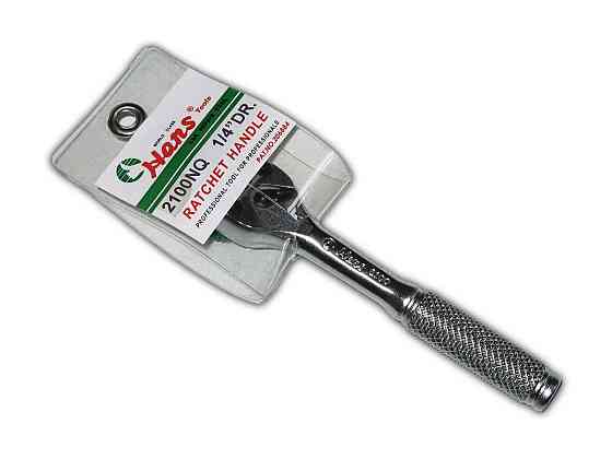 Трещітка 1/4&quot; 36 зубців, 125 мм. HANS (2100NQ) Вінниця