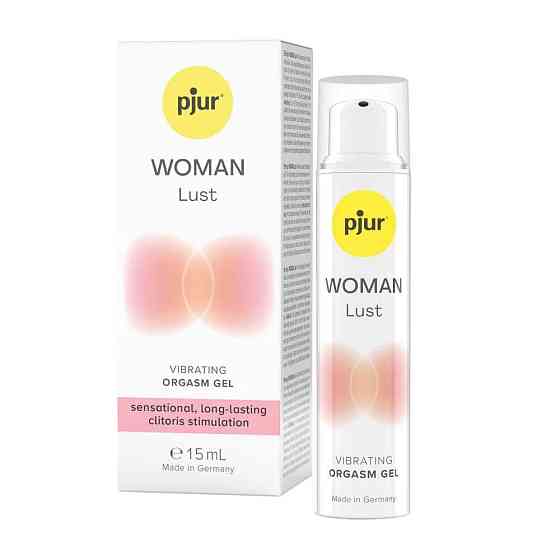 SO9985 Рідкий вібратор для клітора pjur Woman Lust 15 мл, на водній основі, з ефектом мурашок Sex Aura Київ