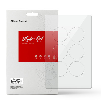 Плівка захисна Armorstandart hydrogel Samsung Galaxy Watch 8 Classic 46mm 6 шт. (ARM87438) Вінниця - фото 1