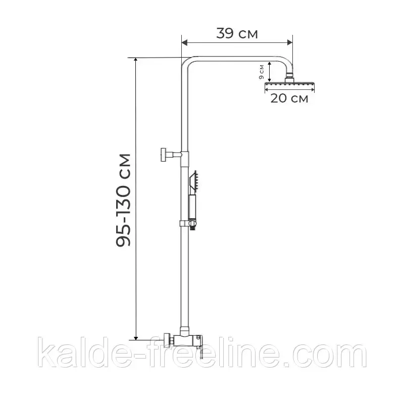 Душова колона зі змішувачем для душ. кабіни MIXXUS SUS-003-J WHITE Харків - фото 2